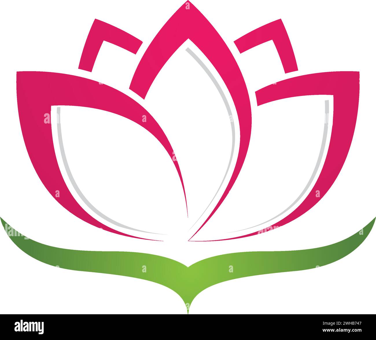 Schönheit Vektor Lotus Blumen Design logo Symbol Vorlage Stock Vektor