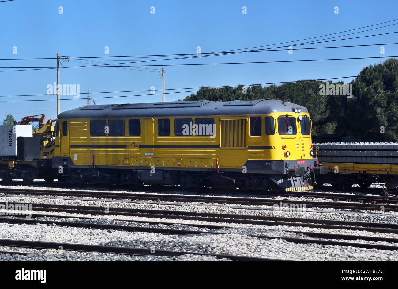 Baureihe 060-da;060-da-004;sulzer;dieselelektrisch;Lokomotive;Co-Co;117 Tonnen;2100 PS;nach Entwurf von SLM Winterthur;Ex.rumänische Eisenbahnen;italien; Stockfoto