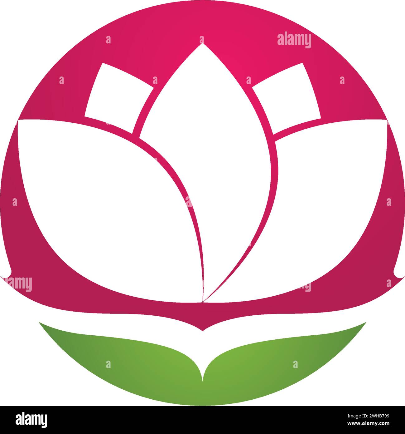Schönheit Vektor Lotus Blumen Design logo Symbol Vorlage Stock Vektor