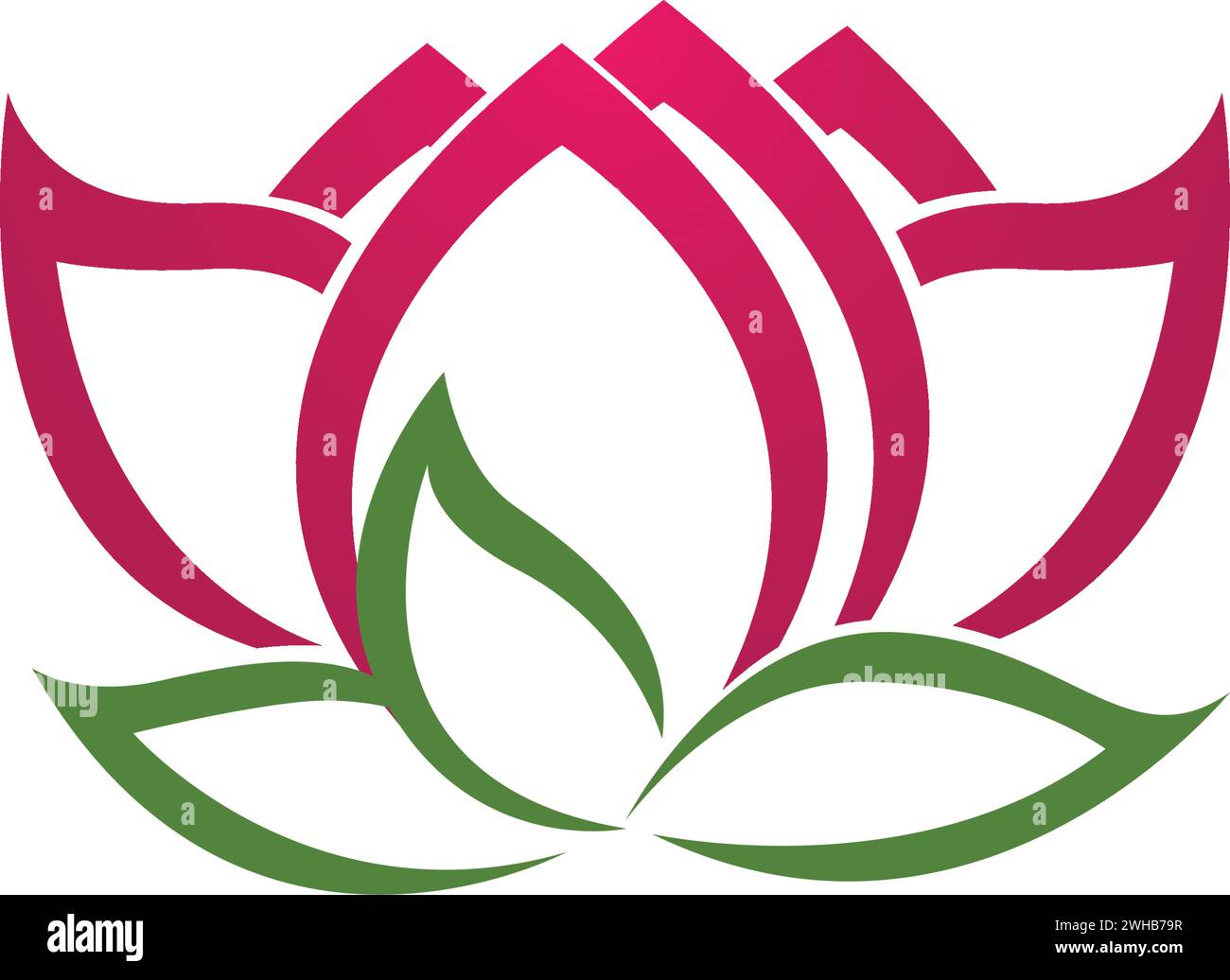 Schönheit Vektor Lotus Blumen Design logo Symbol Vorlage Stock Vektor
