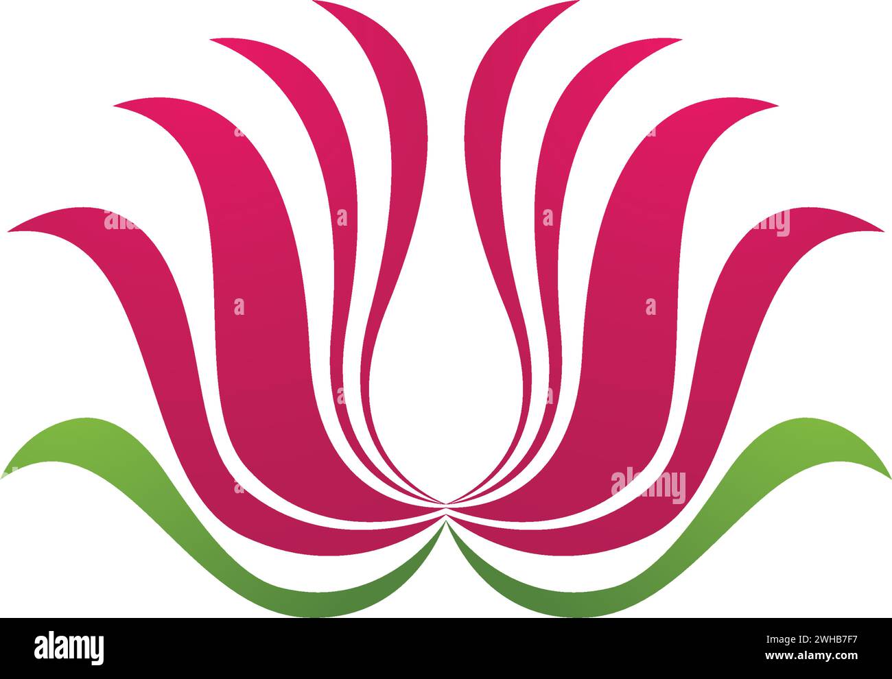 Schönheit Vektor Lotus Blumen Design logo Symbol Vorlage Stock Vektor