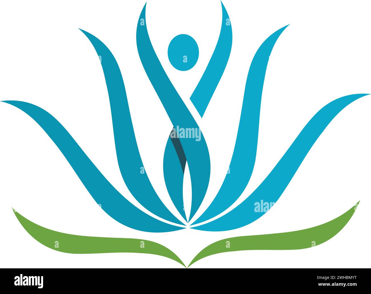 Schönheit Vektor Lotus Blumen Design logo Symbol Vorlage Stock Vektor