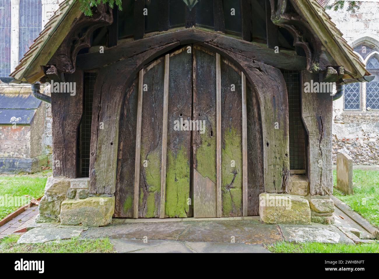 St. Thomas a Beckett Church Warblington Stockfoto