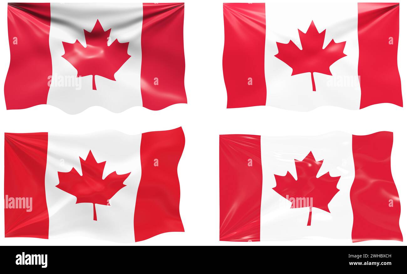 Flagge von Kanada Stockfoto