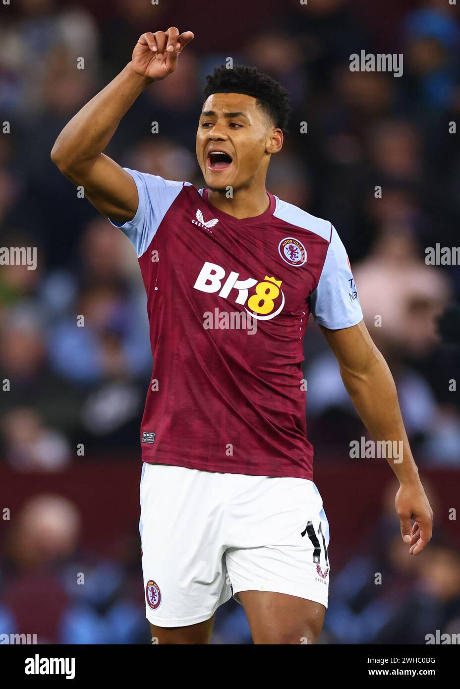 Ollie Watkins von Aston Villa während des Emirates FA Cup Fourth Round Replay Matches zwischen Aston Villa und Chelsea im Villa Park. Stockfoto