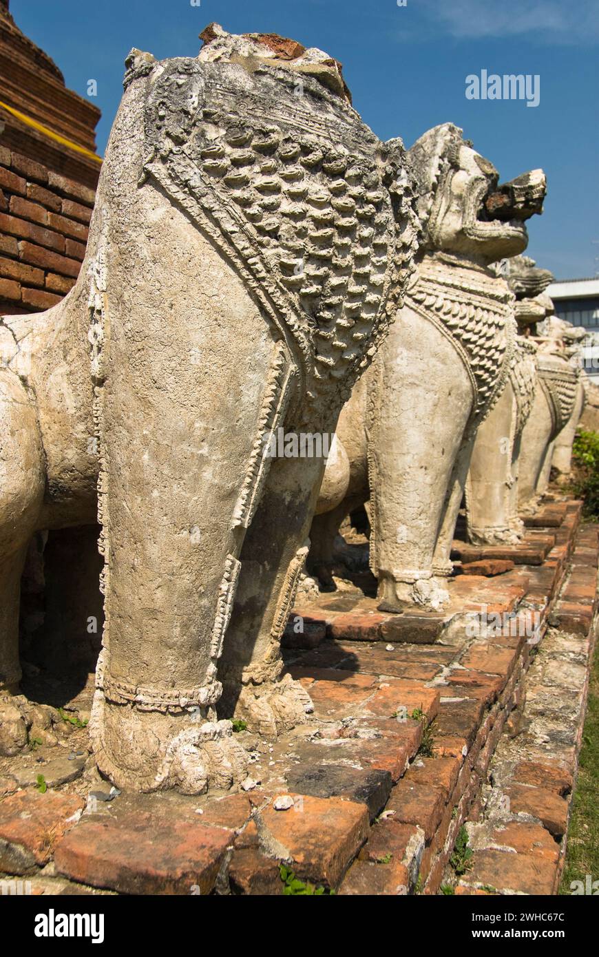 Der thailändische Tempel Wat Thammikarat. Stockfoto