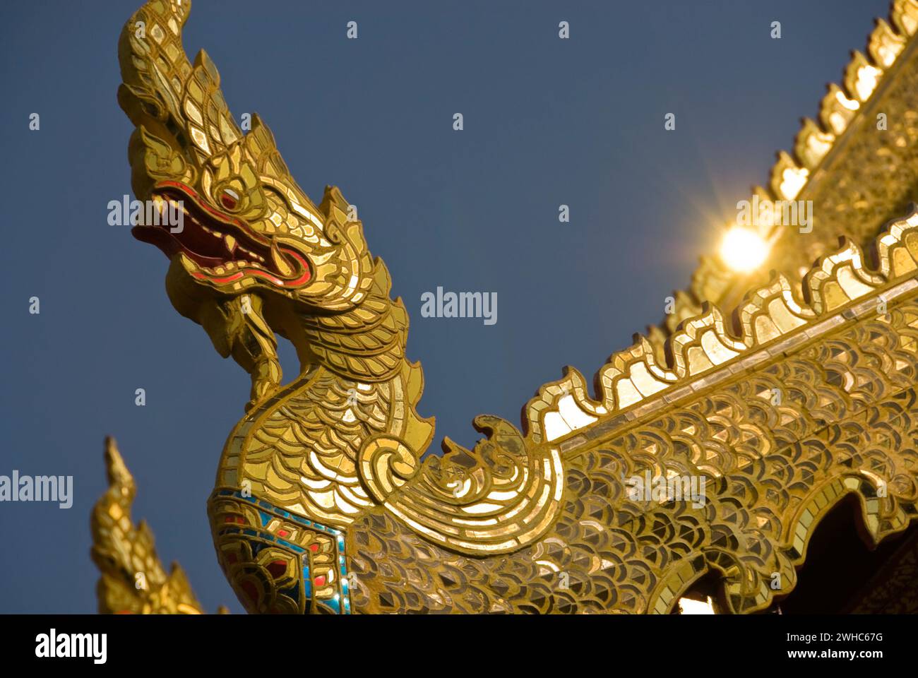 Der Tempel Wat Phrasen in Chiang Mai. Stockfoto