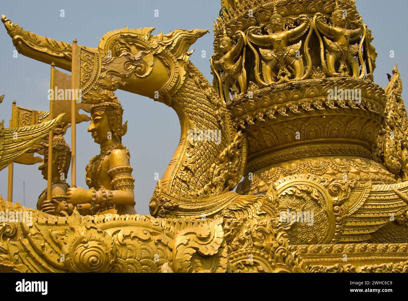 Skulptur Thien Pansa Ubon in Ubon Ratchathani in Ostthailand Stockfoto