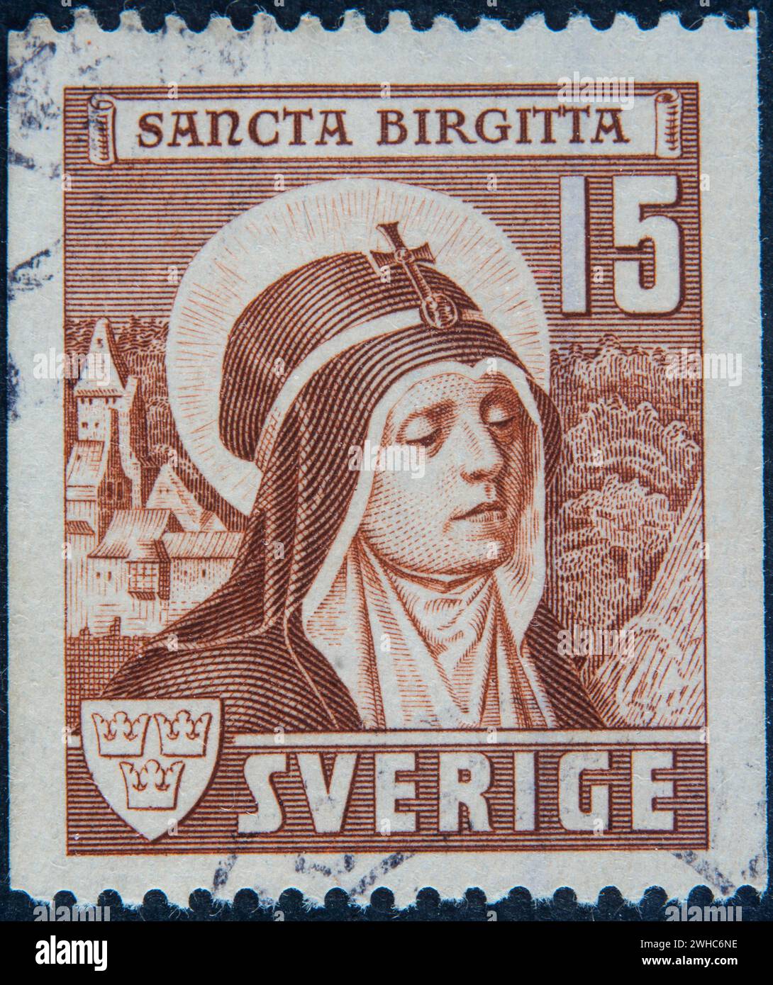 Birgitta Birgersdotter, auch bekannt als Saint Birgitta, 1303, 1373 eine schwedische katholische Schriftstellerin, Theologin und Ordensgründerin des Klosters Stockfoto