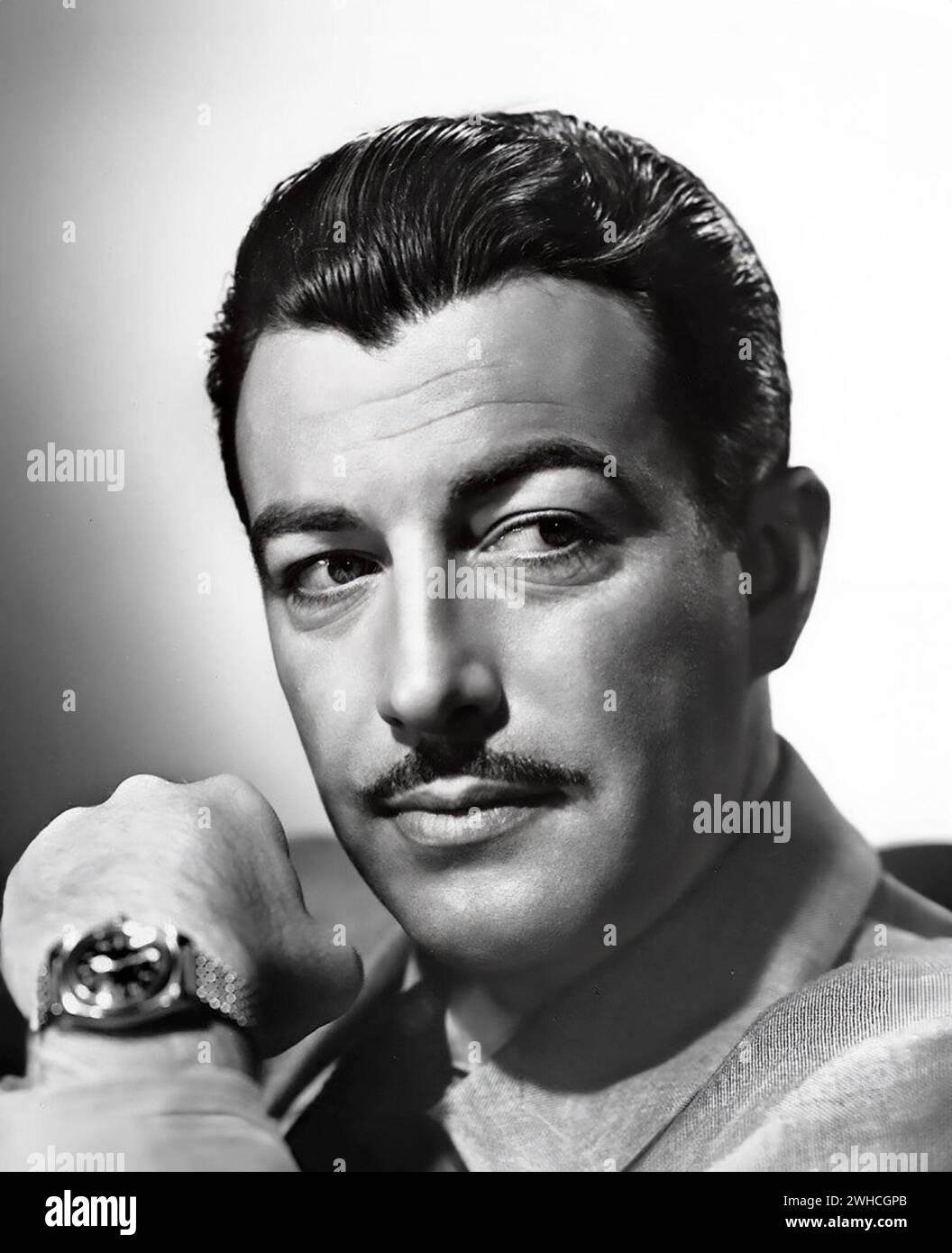 Robert Taylor. Porträt des amerikanischen Schauspielers Robert Taylor (* 1911–1969), Publicity still, 1946 Stockfoto