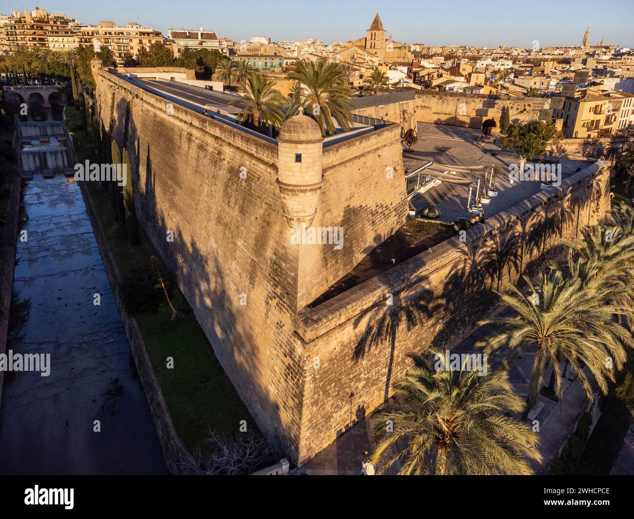 Es Baluard Museu d Art Contemporani, - Renaissance Bastion von Sant Pere,16th Jahrhundert -,palma, Mallorca, Balearen, Spanien Stockfoto