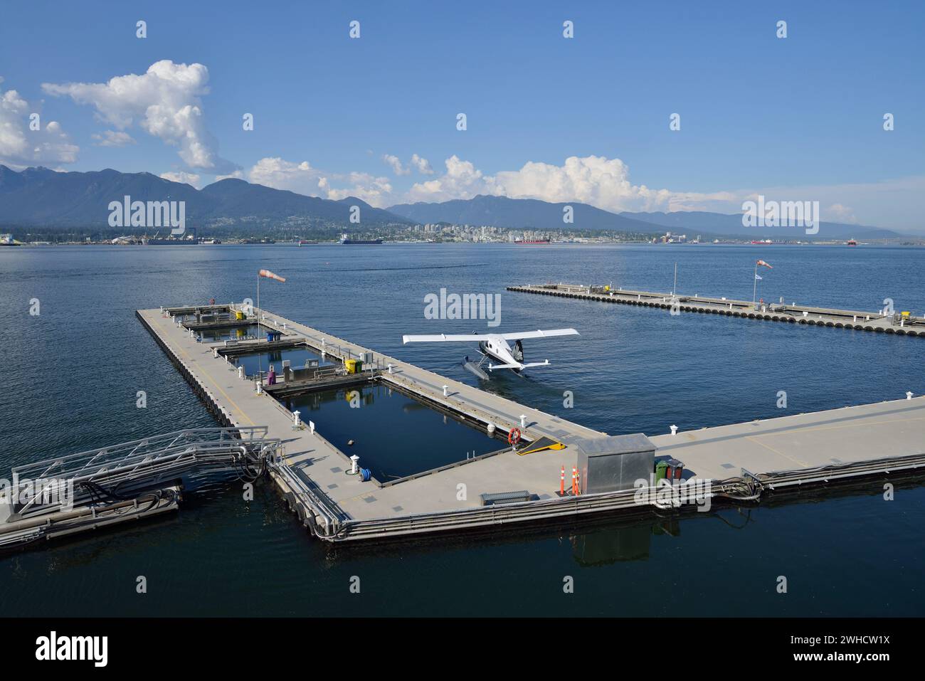 Water Airport, Burrard Inlet, Vancouver, British Columbia, Kanada Stockfoto