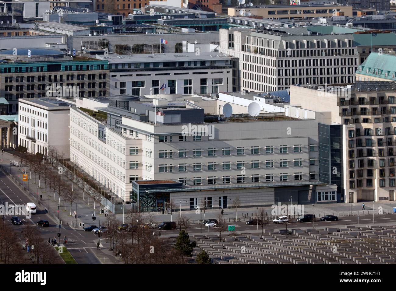 US-Botschaft in Berlin, 19.04.2021 Stockfoto