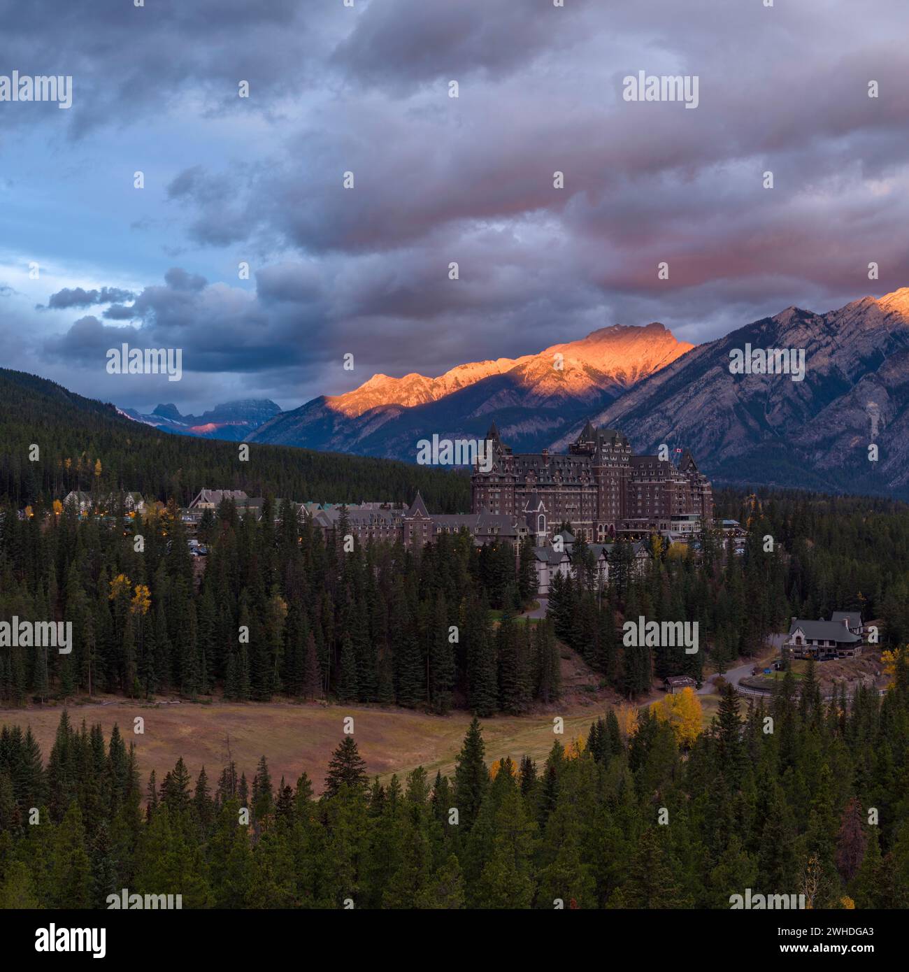 Banff Spring Hotel, Banff, Kanada, Alberta Stockfoto