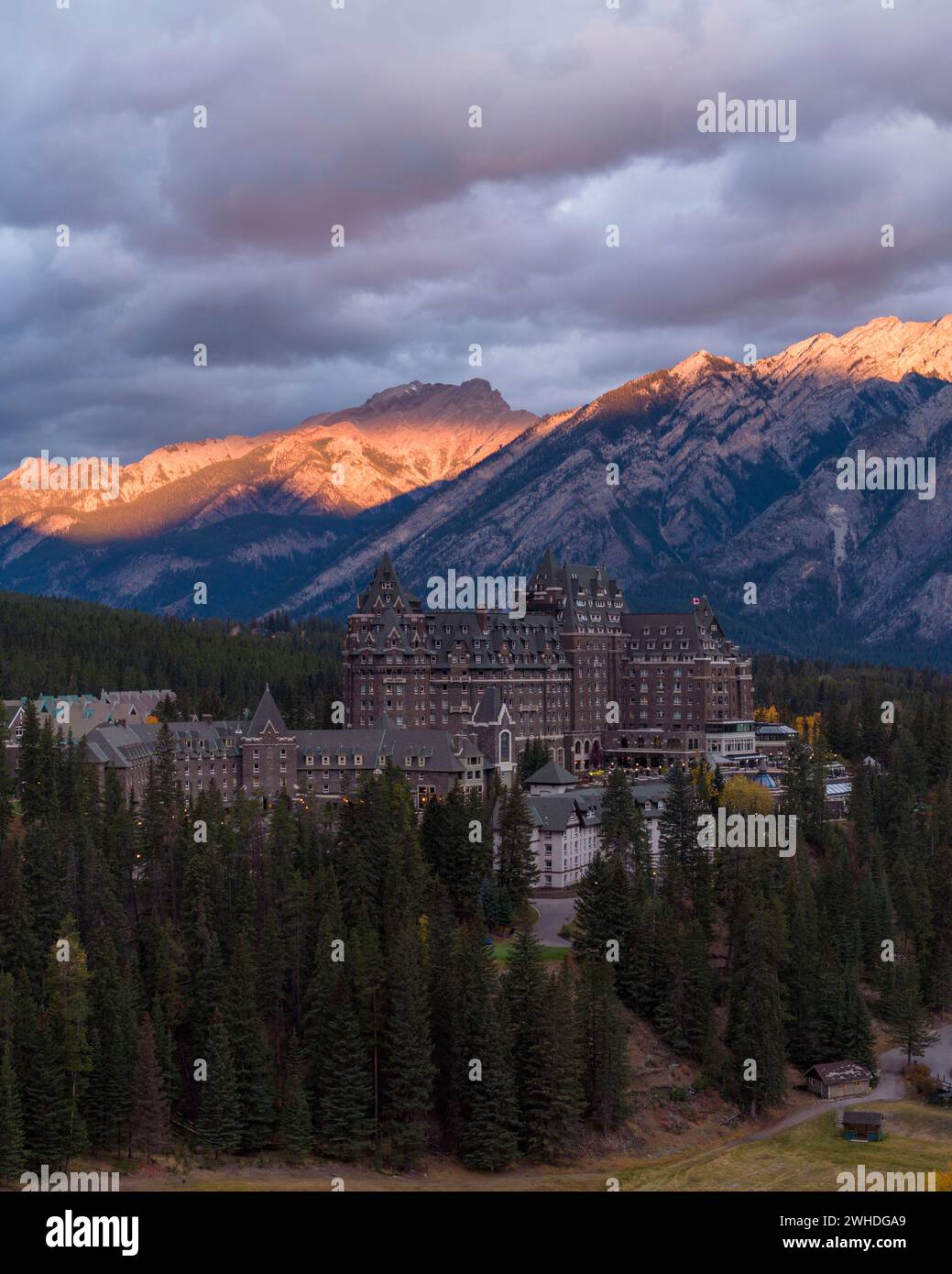 Banff Spring Hotel, Banff, Kanada, Alberta Stockfoto