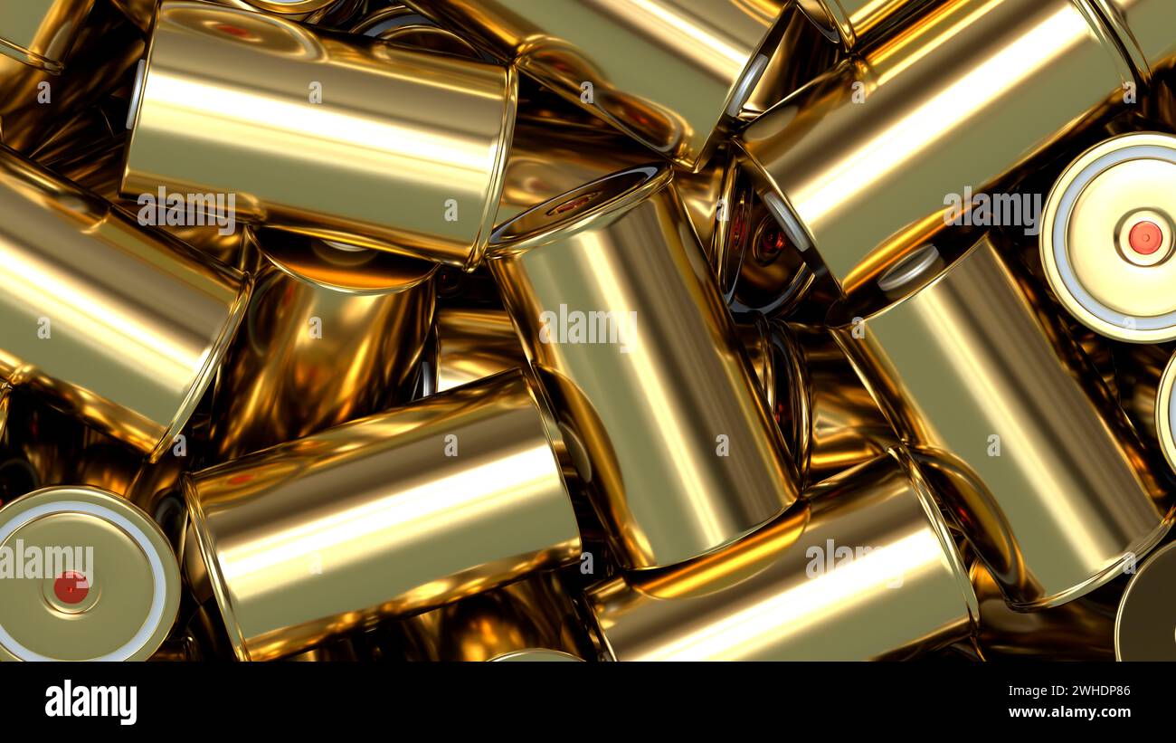 Gold Li-Ion 4680 Elektroauto-Batterien Abfall, Akkumulatorzellen-Recyclinganlage, Batteriekorputzanlage, giftige Schwermetallverschmutzung, Fahrzeugtechnik Stockfoto