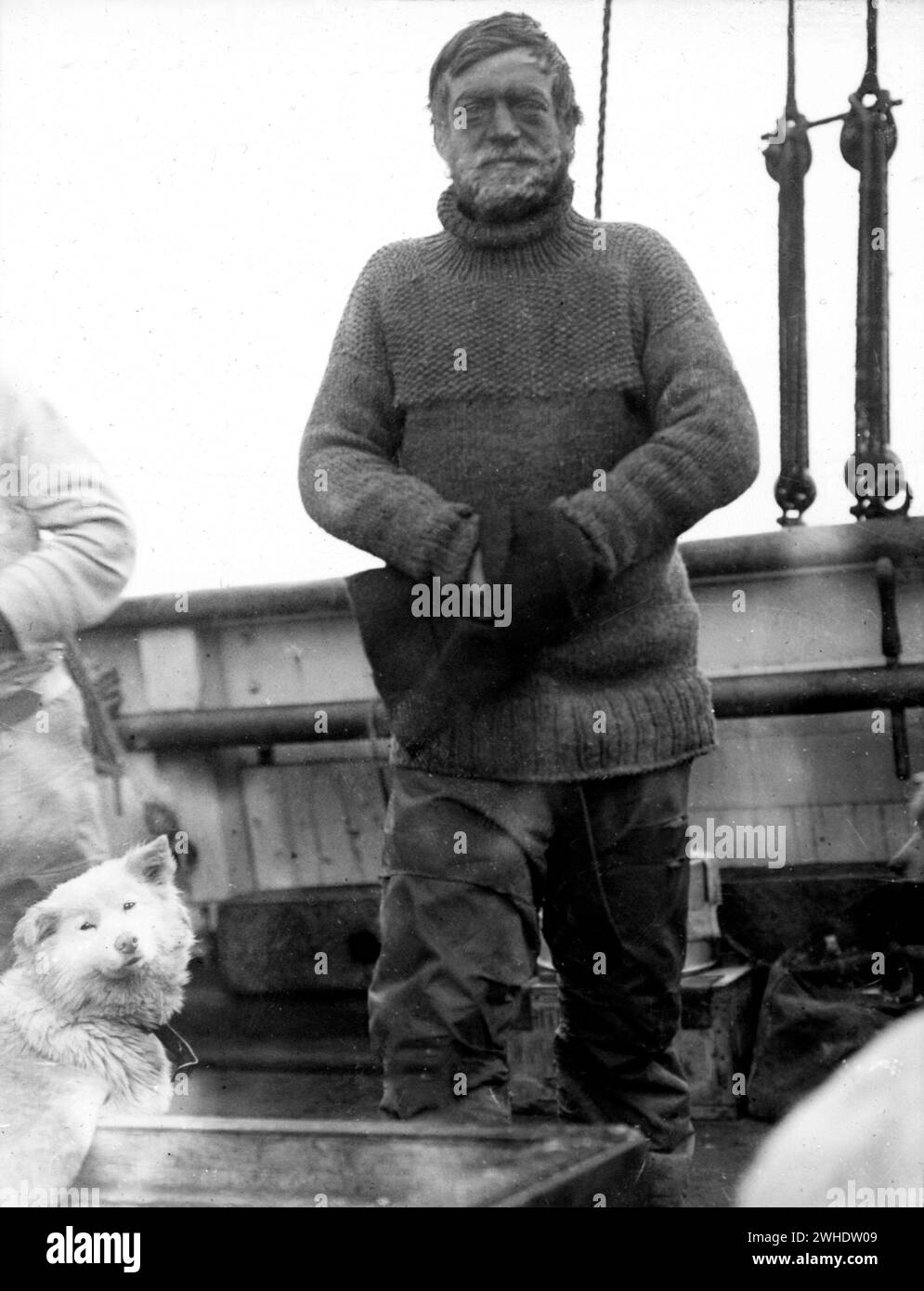 Ernest Henry Shackleton (1874–1922), Nimrod Expedition (1907–09) zur Antarktis Datum 1908 Stockfoto