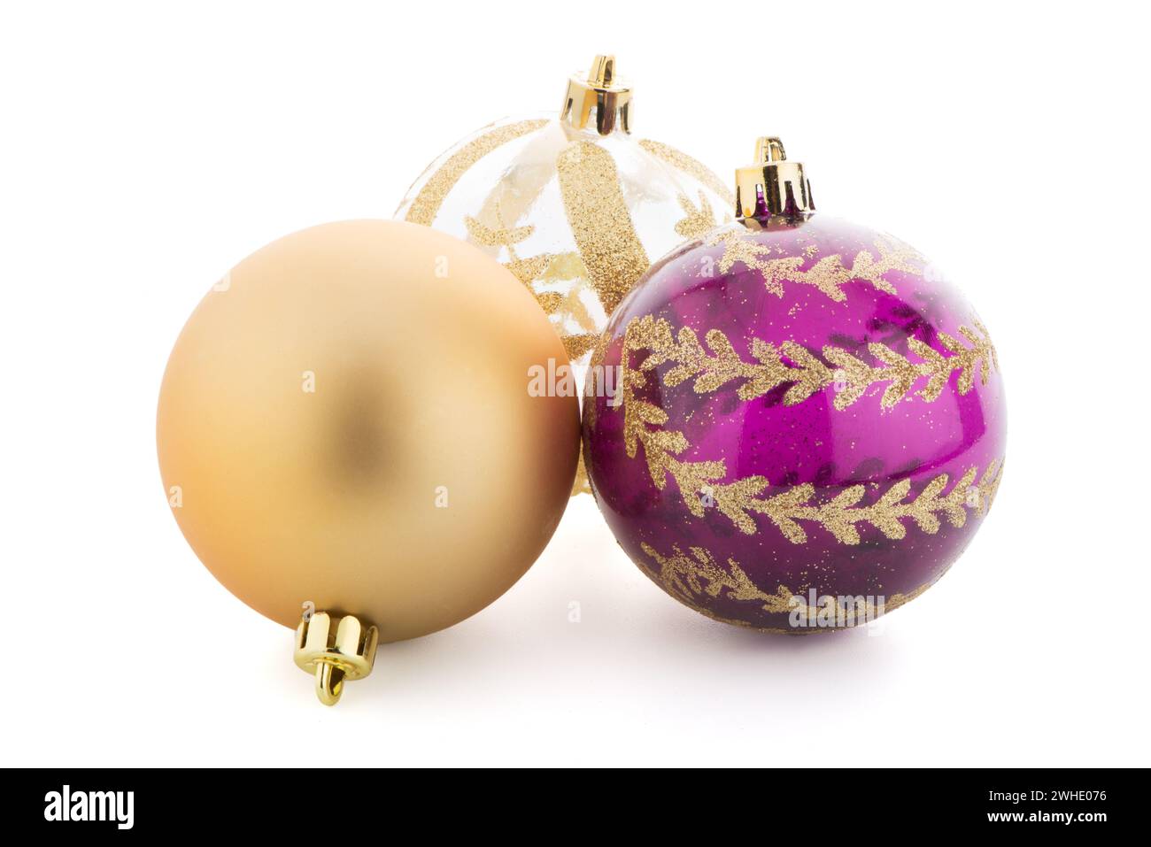 Weihnachten dekorative Kugeln Stockfoto