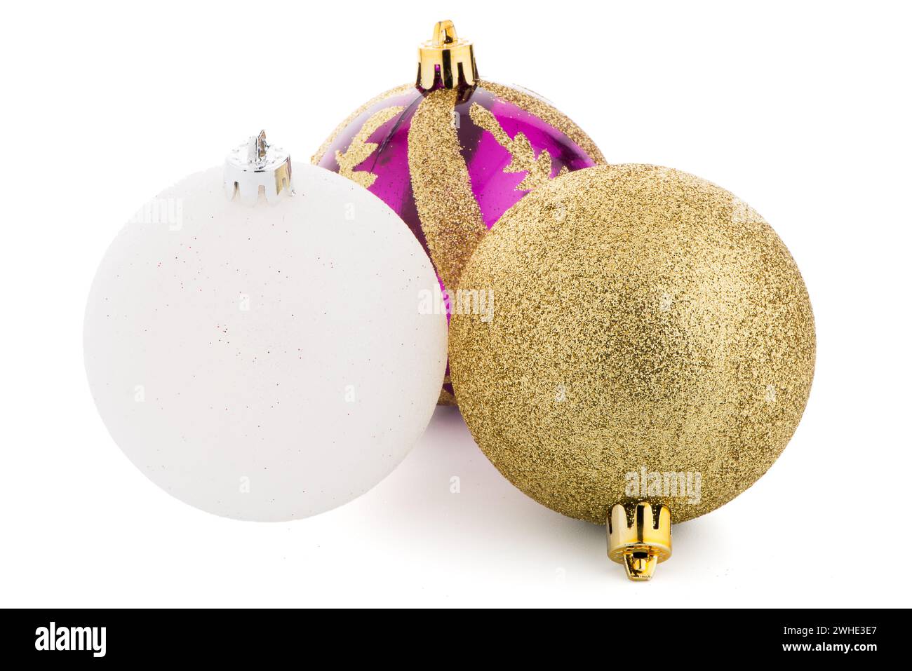 Weihnachten dekorative Kugeln Stockfoto