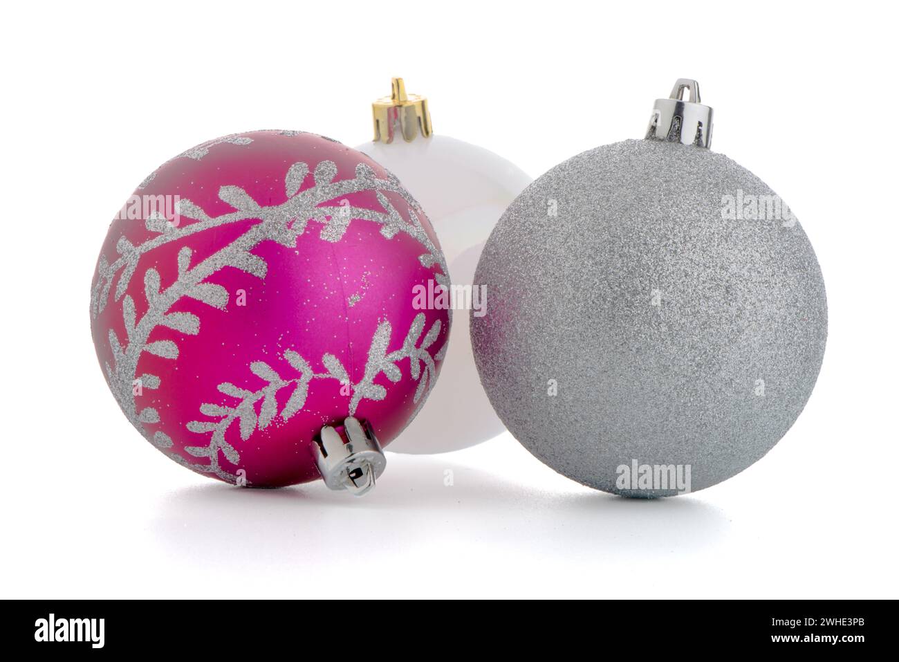 Weihnachten dekorative Kugeln Stockfoto