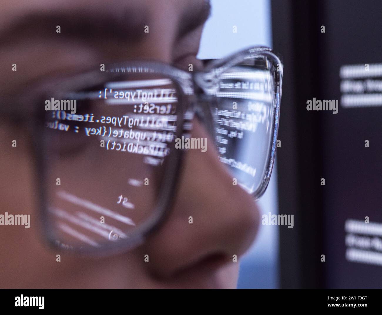 Computerprogrammierung, Konzeptbild Stockfoto