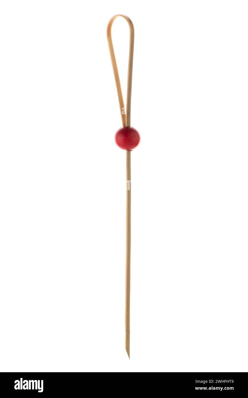 Bambus-Zahnstocher-Nahaufnahme Stockfoto