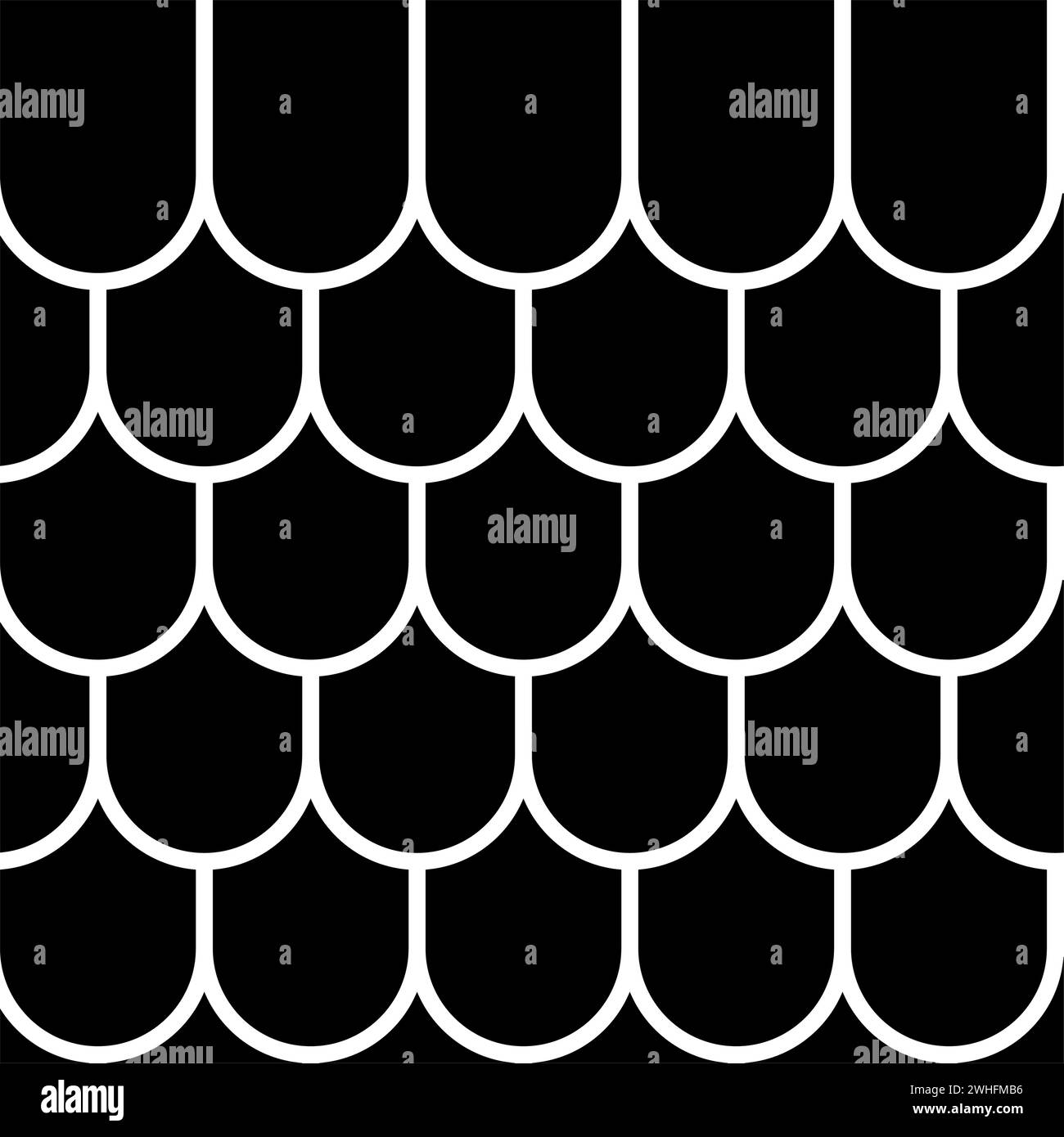 Dachkeramik Fliesen Wellpappe Dachhaus Material Schiefer Icon schwarze Farbe Vektor Illustration Bild flache Art einfach Stock Vektor