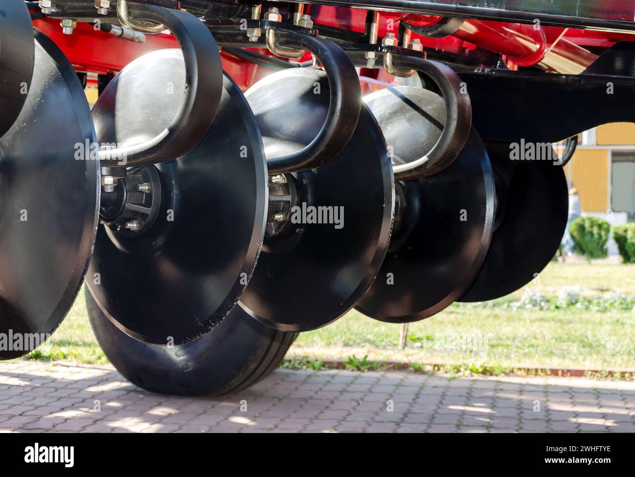 Landwirtschaftliche Geräte für die Erzeugung landwirtschaftlicher Kulturen Stockfoto