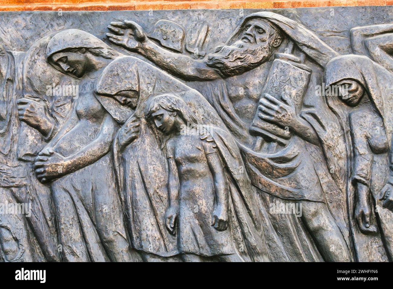 Kunstwerke auf dem Gelände von Yad Vashem in Jerusalem. Nathan Rapoport Stockfoto