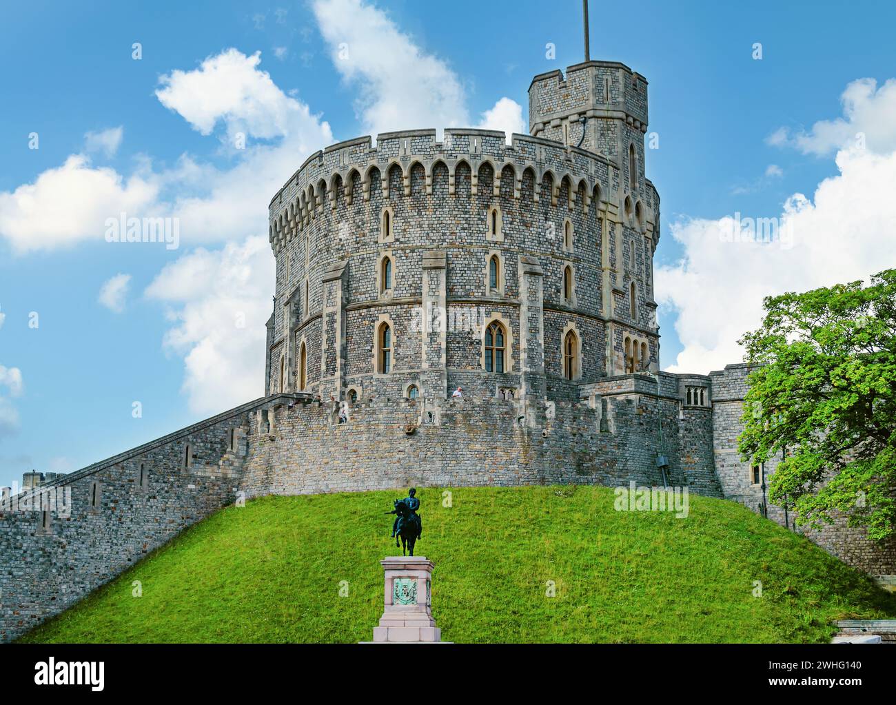 Windsor Castle, Windsor, Großbritannien Stockfoto