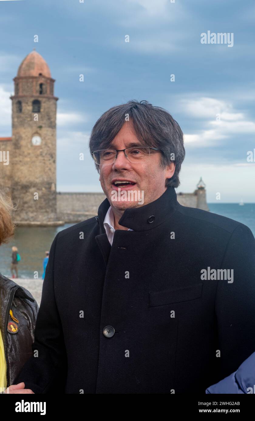 COLLIOURE EN Pays Catalan Stockfoto