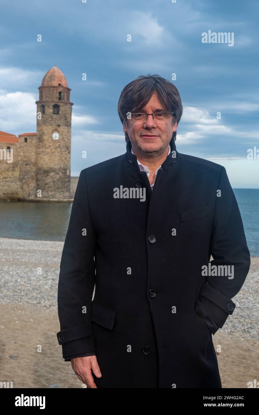 COLLIOURE EN Pays Catalan Stockfoto