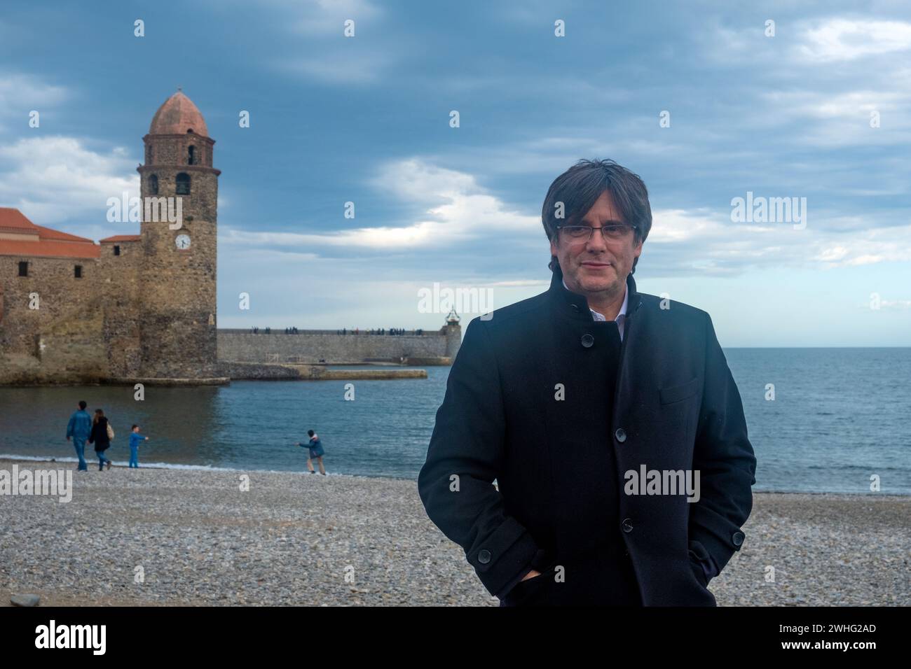 COLLIOURE EN Pays Catalan Stockfoto