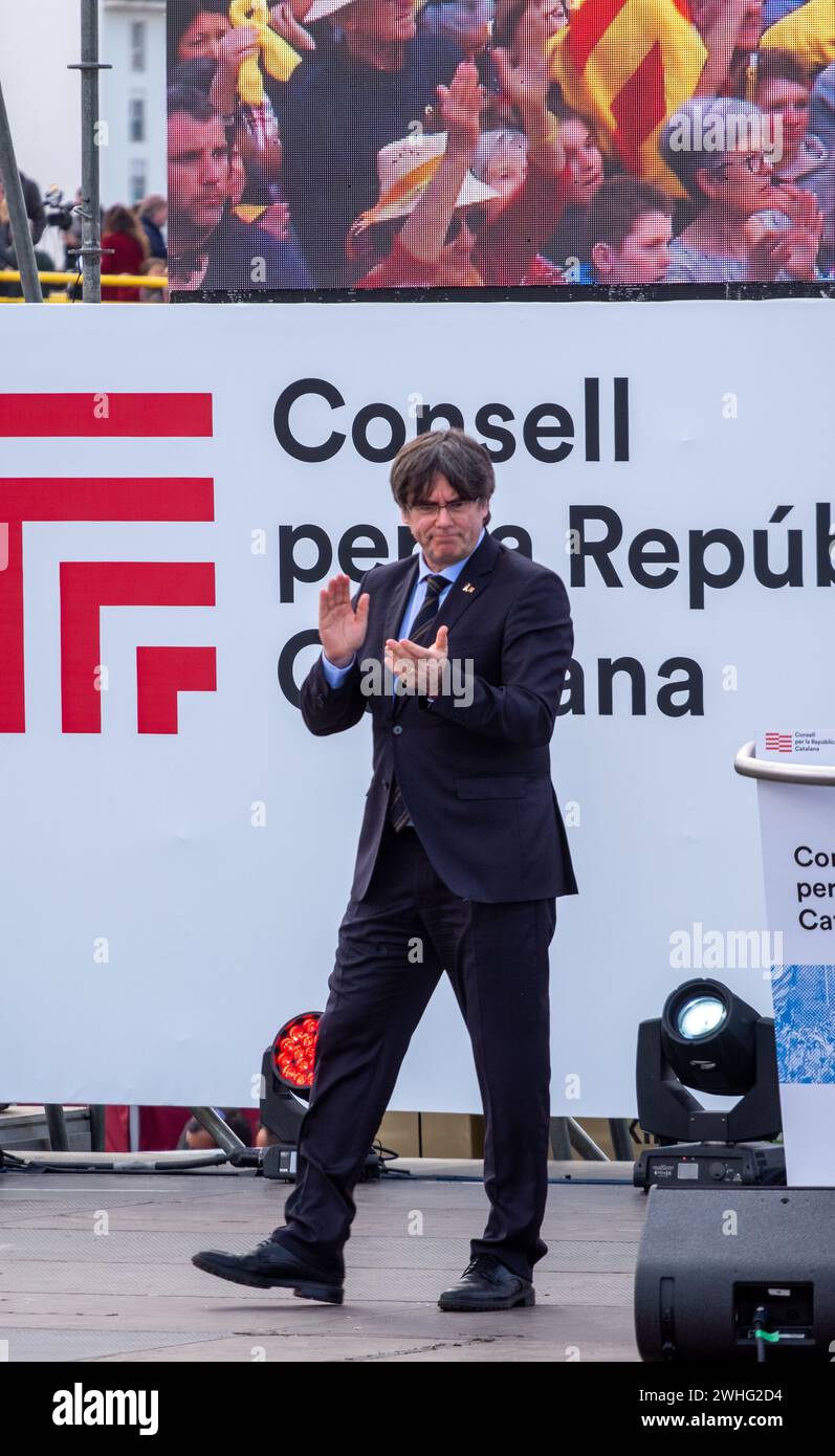 Treffen unabhängiger Pouigdelmont Stockfoto