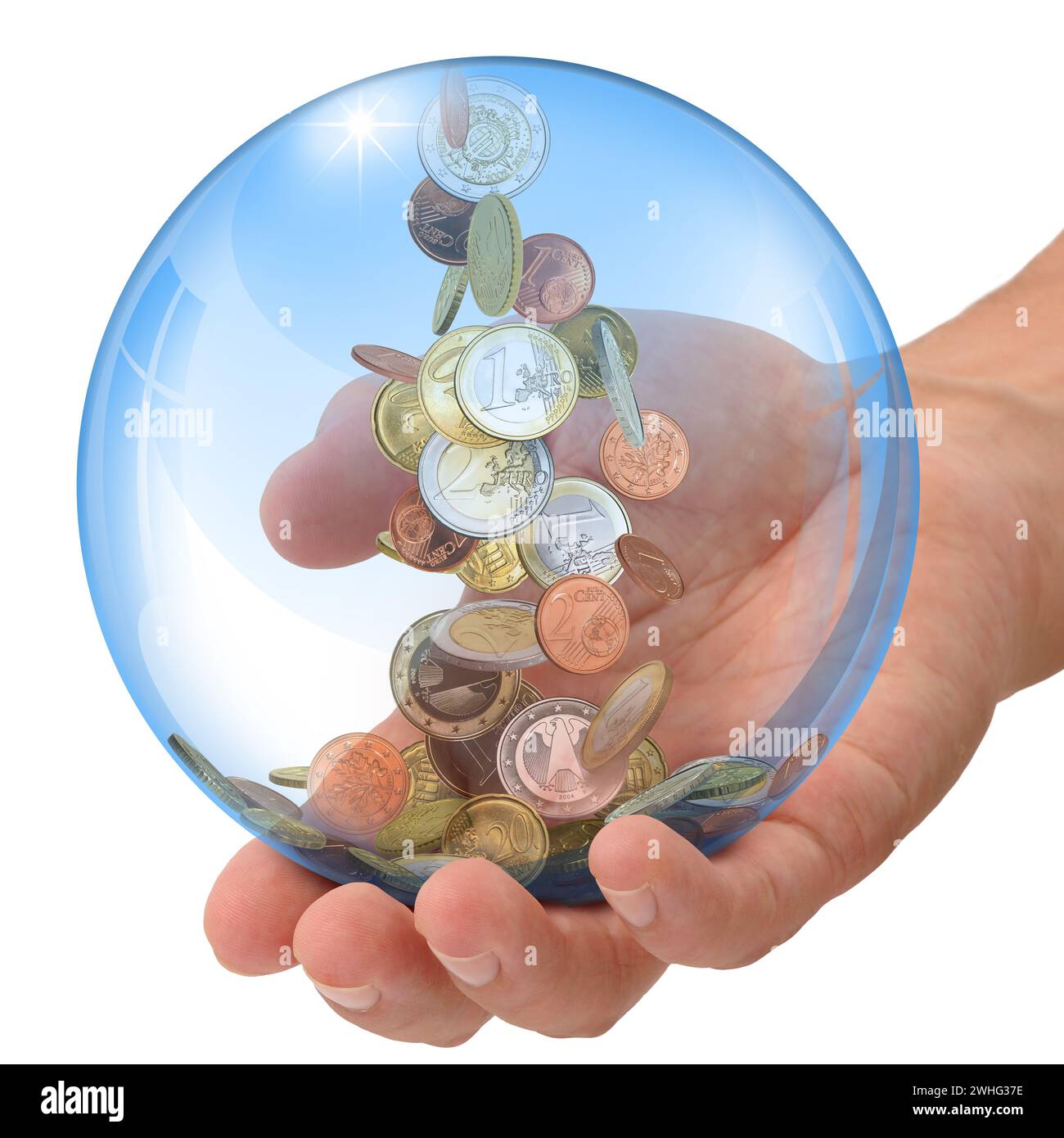 Vision Financial Development Stockfoto