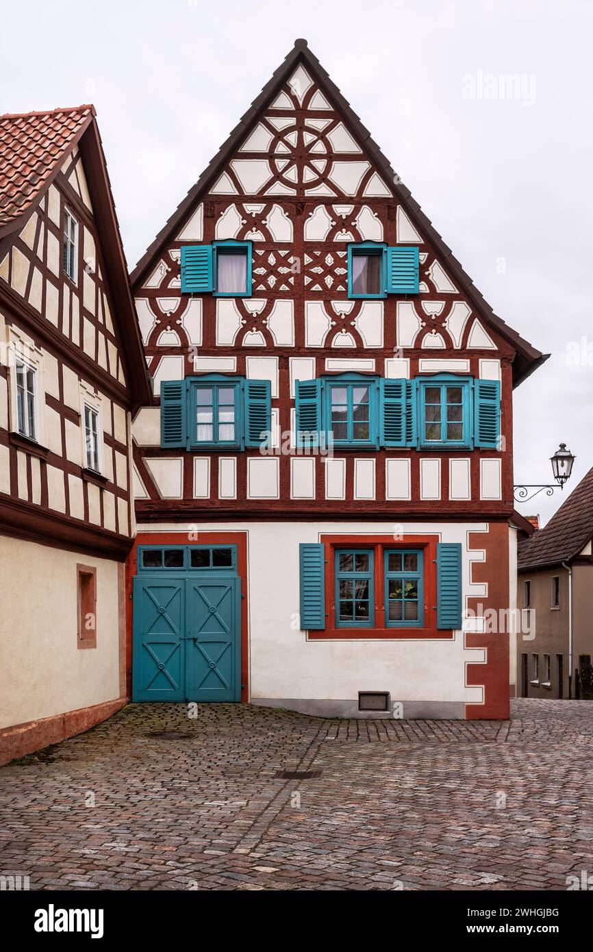 Fachwerkhaus in Sesslach Stockfoto