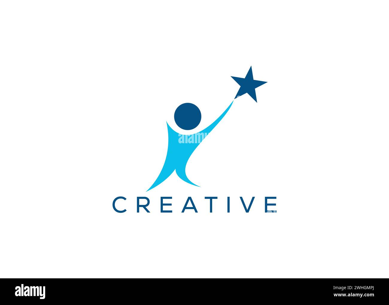 Minimalistische Success People Logo Design Vektorvorlage. Creative Business Growth People Logo Stock Vektor