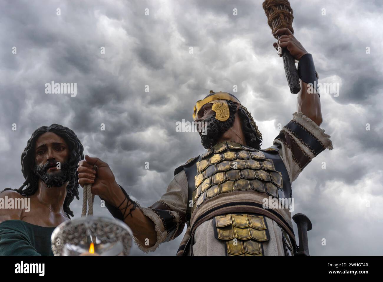 Jesus de la Esperanza von der Bruderschaft der Wunder, Karwoche von Sevilla Stockfoto