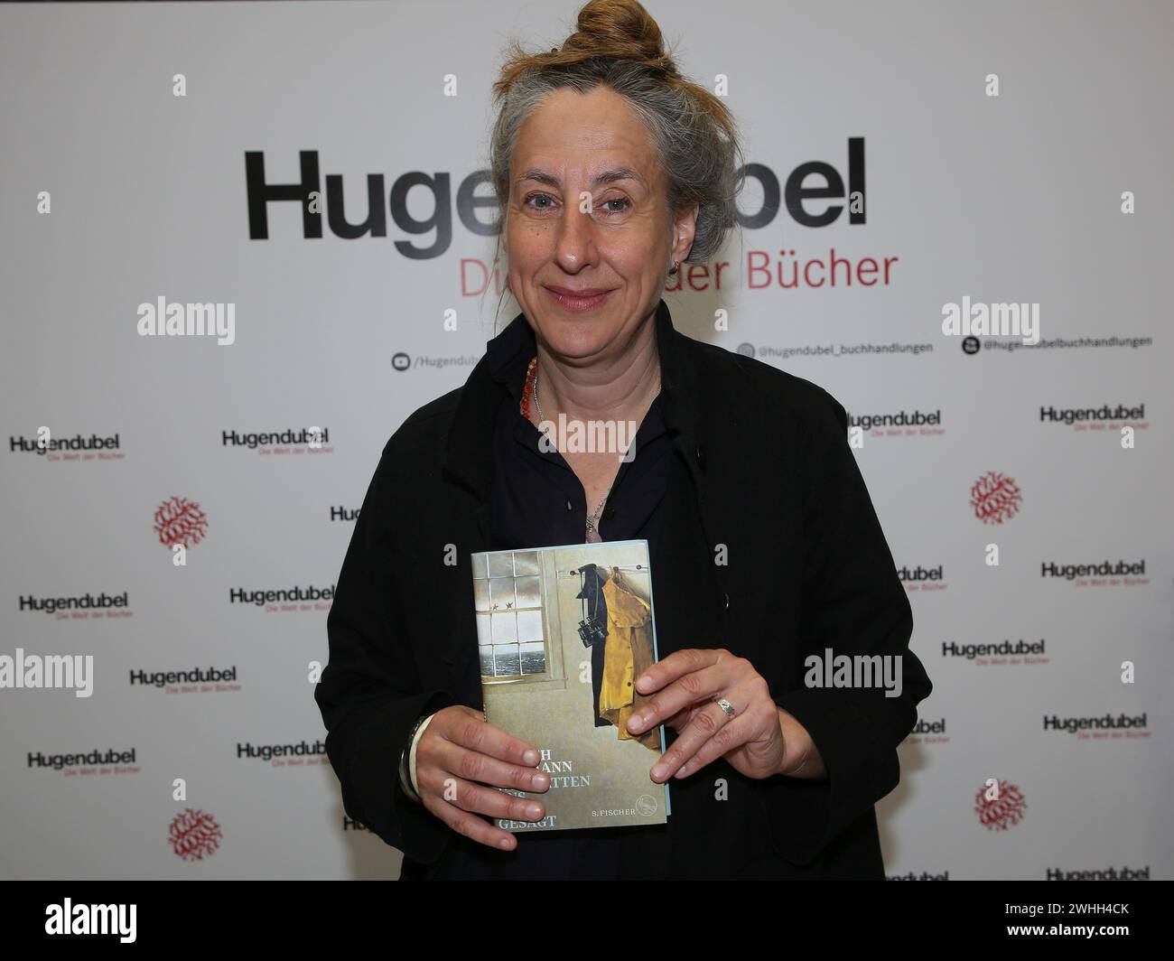 Deutsche Bestsellerautorin Judith Hermann auf der Leipziger Buchmesse am 27/2023 Stockfoto