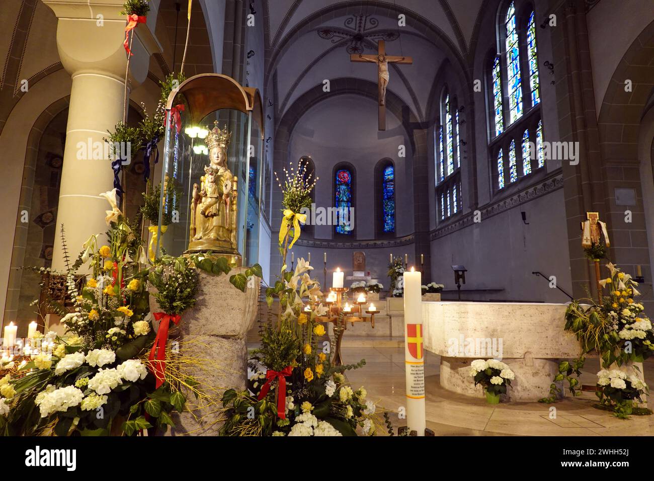 Basilika der Jungfrau Maria Stockfoto