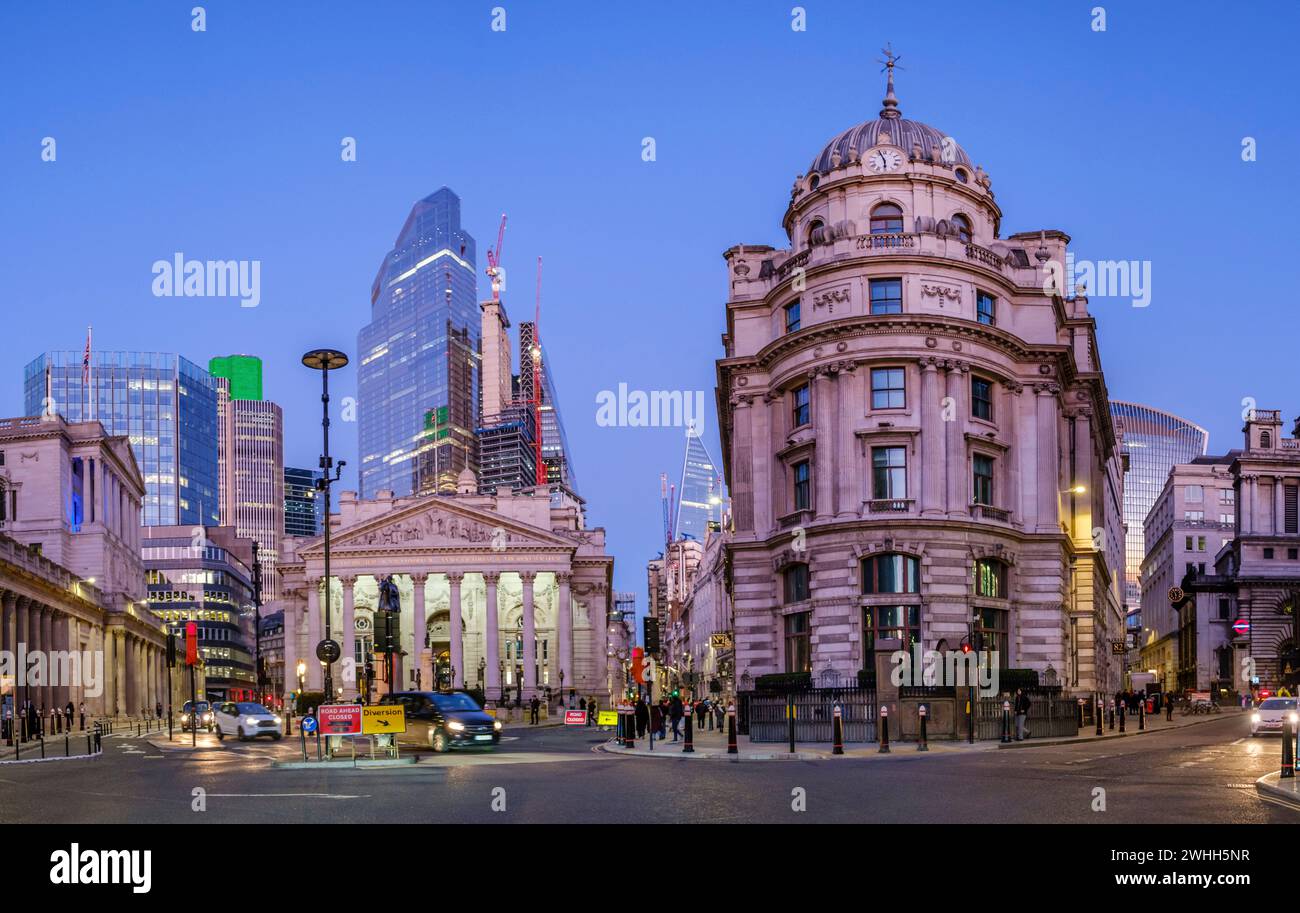 Royal Exchange Stockfoto