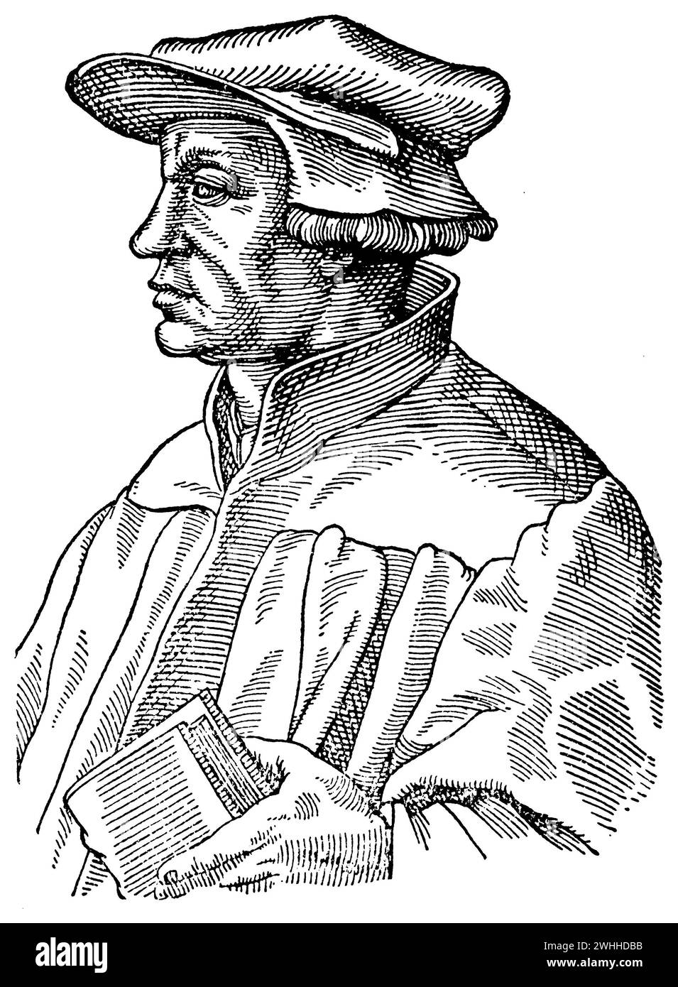 Ulrich Zwingli, auch Huldrych Zwingli (1484-1531), Schweizer Theologe und erster Zürcher Reformator, (Bilderalben sammeln, 1933), Ulrich Zwingli, auch Huldrych Zwingli (1484–1531), Schweizer Theologe und erster Zürcher Reformator, Ulrich Zwingli, auch Huldrych Zwingli (1484–1531), théologien suisse et Premier réformateur zurichois Stockfoto