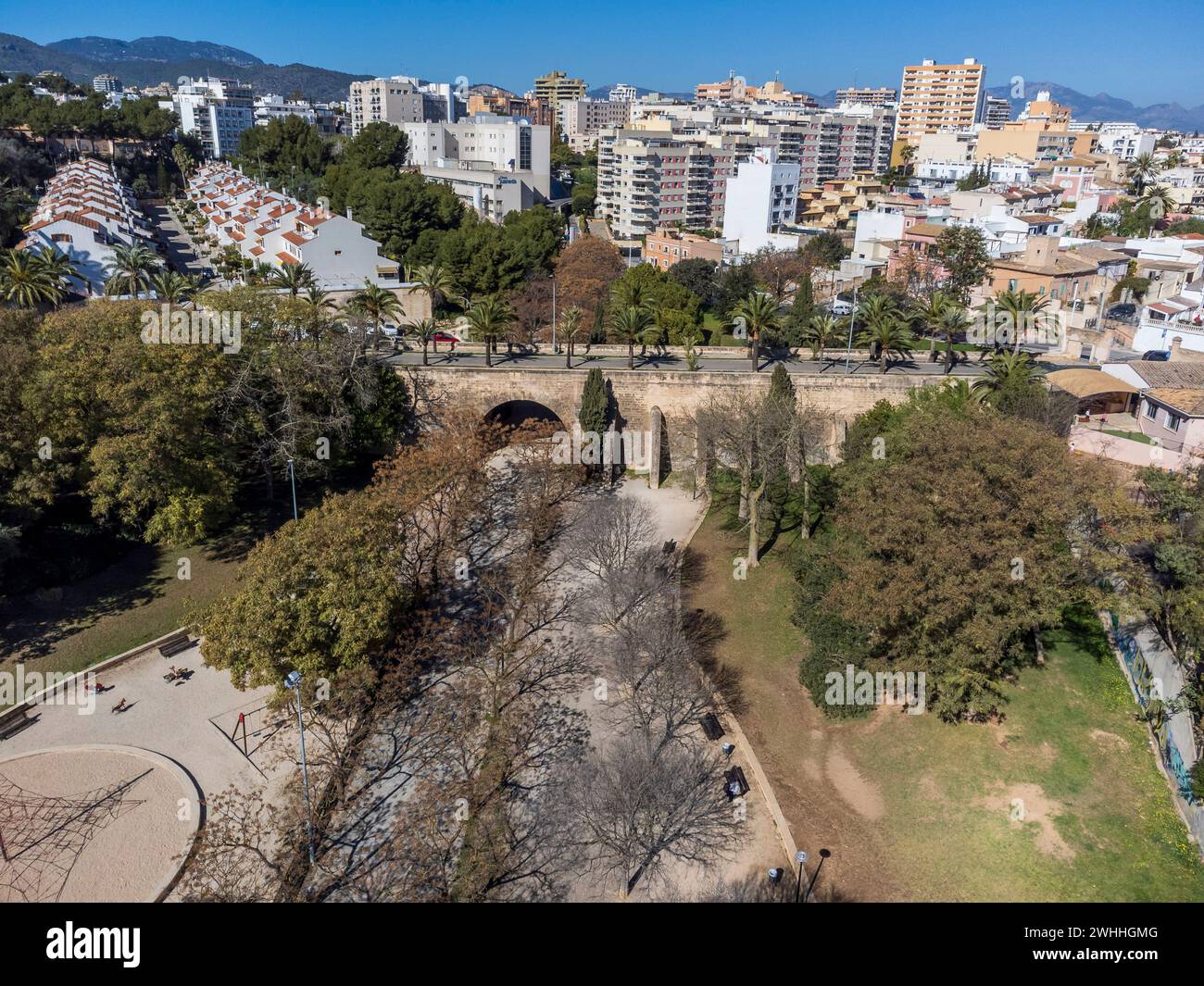 Parc Sagrat Cor Gardens Stockfoto