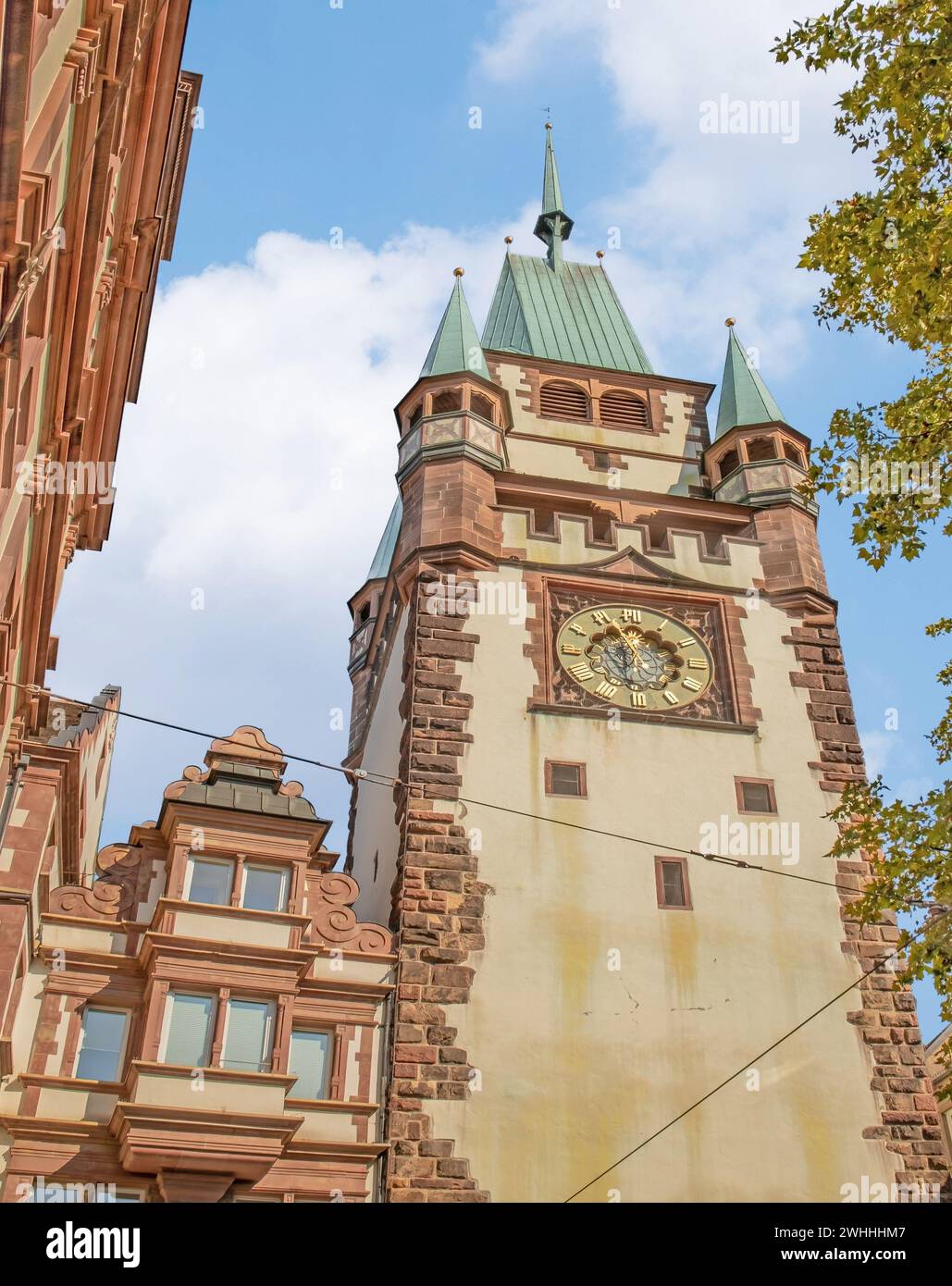 Martinstor Freiburg i. Breisgau Stockfoto