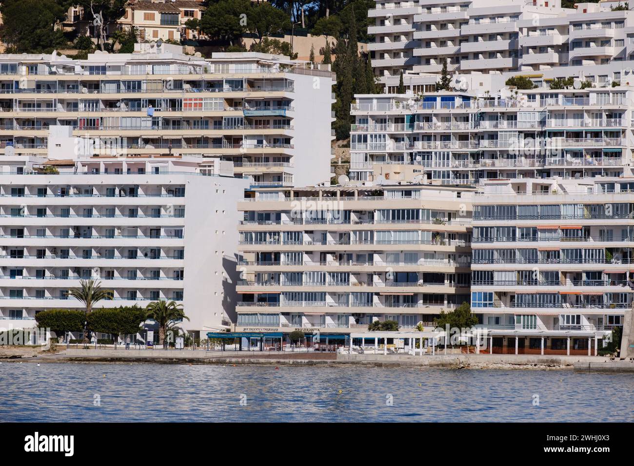 Touristenhotels Stockfoto