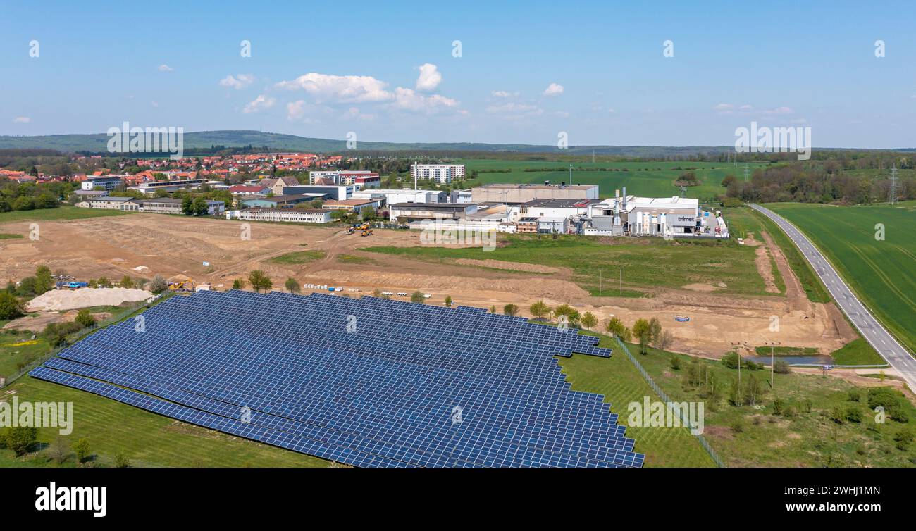 PV-Anlage Solarenergie Stockfoto