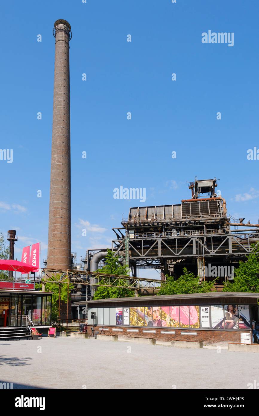 Ehemaliges Stahlwerk Duisburg Nord Stockfoto
