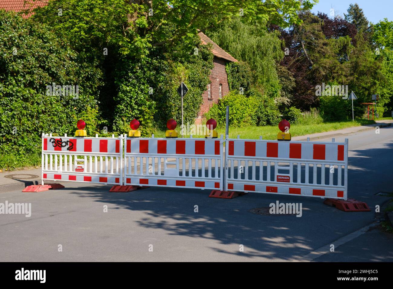 Barrier Straße Stockfoto