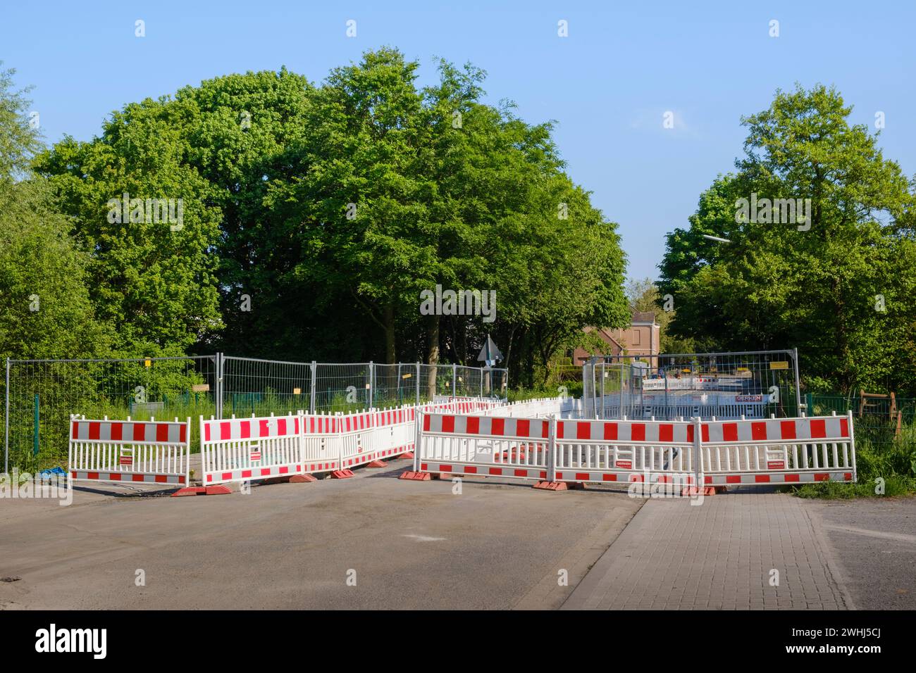 Barrier Straße Stockfoto