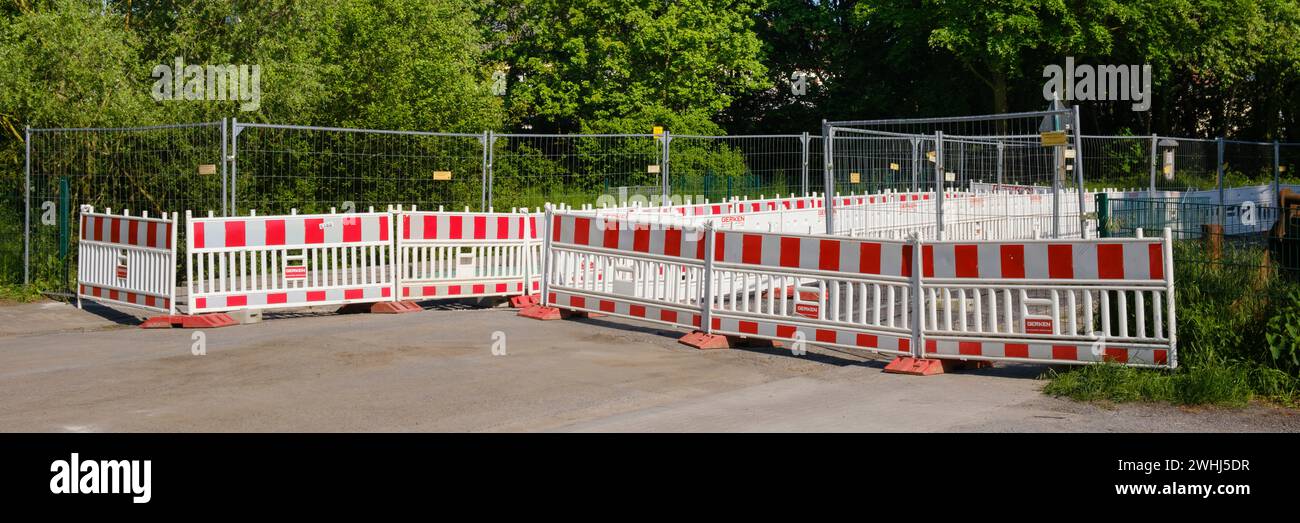 Barrier Straße Stockfoto